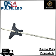 Engineer's Depth Gauge cum Ruler Metric & Imperial 6"/ 150 mm-USA FULFILLED