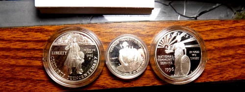 $2.5 FACE 90% SILVER USA MINT PROOFS 2 DOLLARS ONE HALF NICE LOT!!