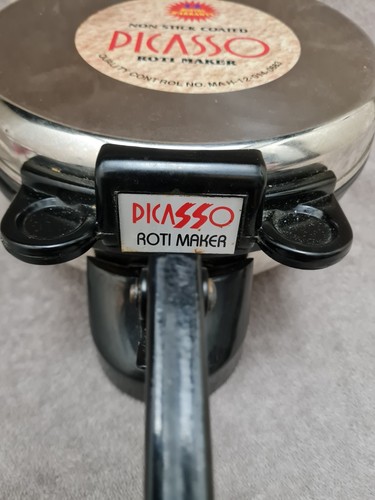 PICASSO Elektrischer Chapati Maker Fladenbrot Naan Tortilla Roti Presse Maschine 1200W - Bild 4 von 10