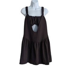 Women Cutout Babydoll Open Bust Mini Dress Edgy Whimsygoth Festival Clubwear Y2K