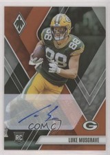 2023 Panini Phoenix Rookies Orange Auto 34/50 Luke Musgrave #160 Auto 0dp1