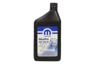 For MOPAR 68218940AB Engine Oil 15W40 0.946L MaxPro 68218940AA Engine oil MaxPr