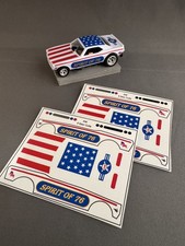 Decal set for AW Cuda Funny Car Patriotic 4th of July 250 YRS V6 SPIRIT OF 76