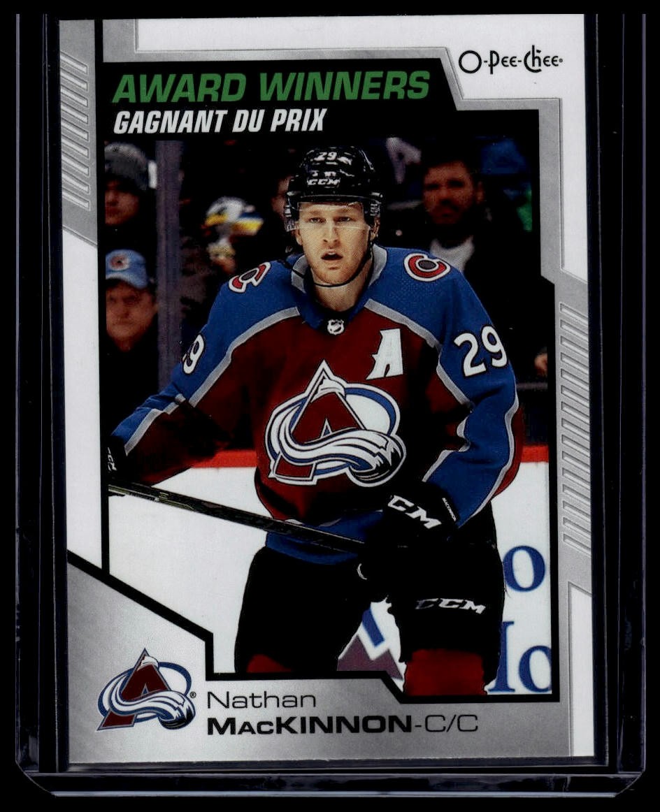 2020-21 Upper Deck #607 Nathan MacKinnon 2020-21 O-Pee-Chee Update