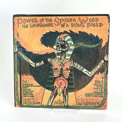 Power Of The Spoken Word The Language Of A dying Breed 1985 Vinyl Album Punk