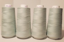 EUC Lot Of 4 Mint Green 32427 Maxi-Lock Serger Overlock Thread Polyester