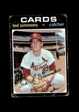 1971 Topps Set-Break #117 Ted Simmons LOW GRADE (crease) *GMCARDS*