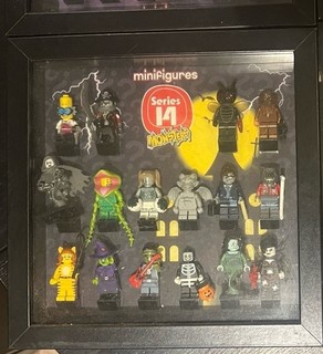 Serie Completa 14 Lego Minifigures con vetrina
