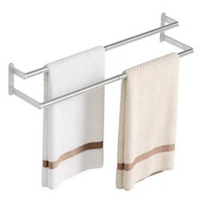 Double Towel Bar 24 Inch, Towel Rack for Bathroom, Stainless Brushed Nickel