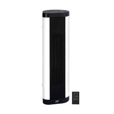 Ceramic Fan Tower/Baseboard Style Heater with Remote