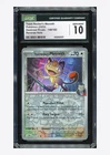 Pokemon CGC 10 GEM MINT Team Rocket's Meowth Rev.Holo 2025 149/182 DRI English