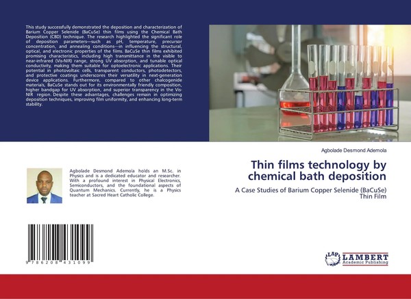 Agbolade Desmond Ademola | Thin Films Technology By Chemical Bath Deposition-image