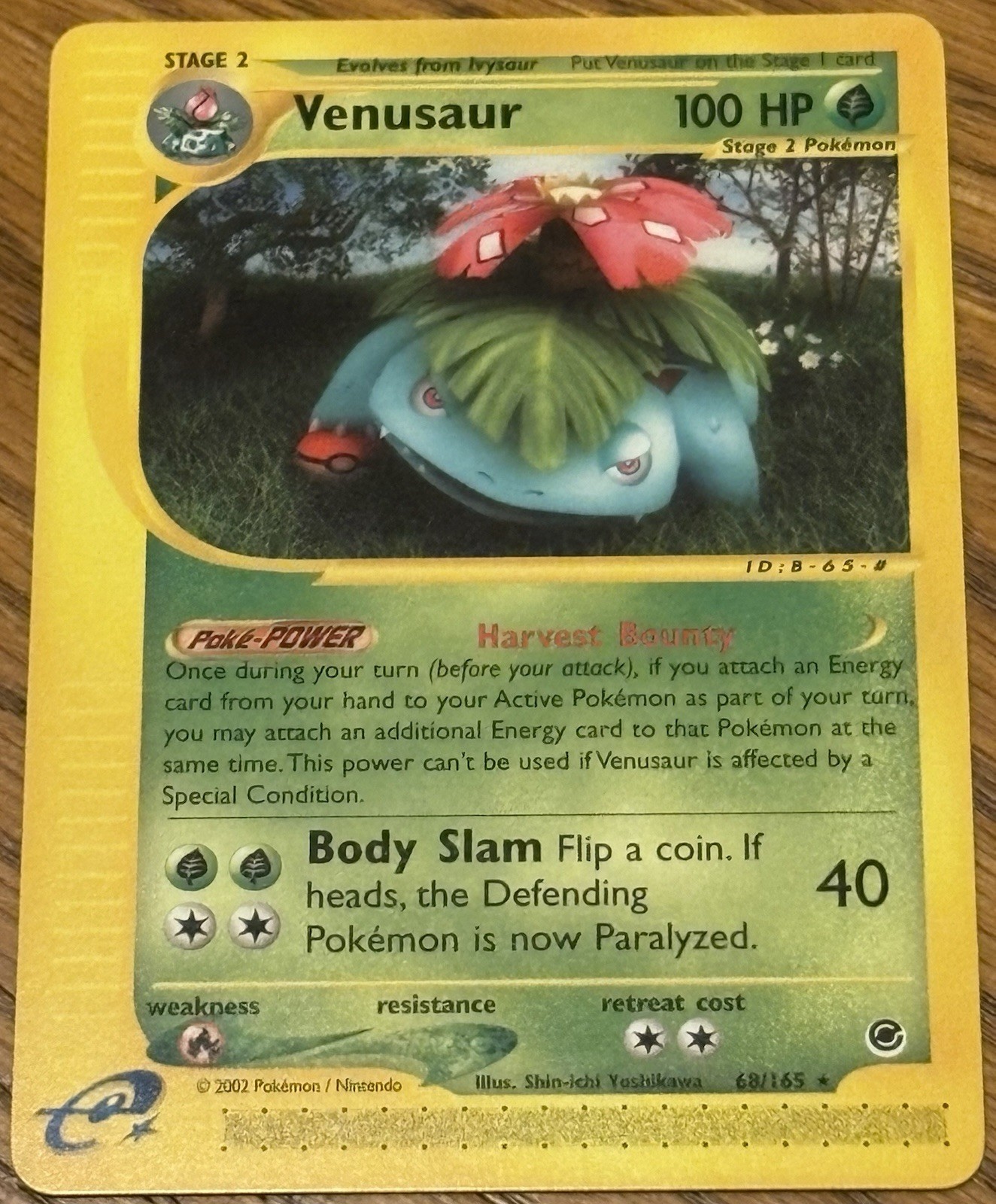 2002 Pokemon Expedition Venusaur 68/165 Rare Vintage NM/VLP 🔥🔥🔥
