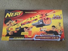 Nerf N-Strike Longshot CS-6 61983 2009 Hasbro 2 IN 1 Blaster NEW SEALED