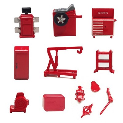 1/64 Parking Toll Lot Repair Shop Traffic Tool Scene Model Props For Siku Alto F
