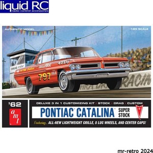 AMT 1392 1/25 1962 Pontiac Catalina Super Stock Kit de modèle en plastique