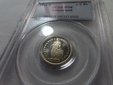 X33 Switzerland 1941-B Silver 1/2 Franc PCGS SPECIMEN-68 Top Pop:2/0 Tied Finest