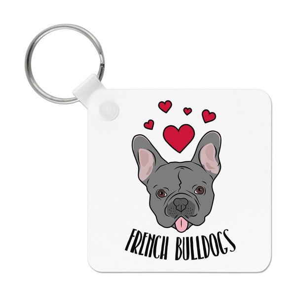 Liebe FranzöSische Bulldoggen SchlüSselanhäNger - Hunde Hund Welpe Lustig-image