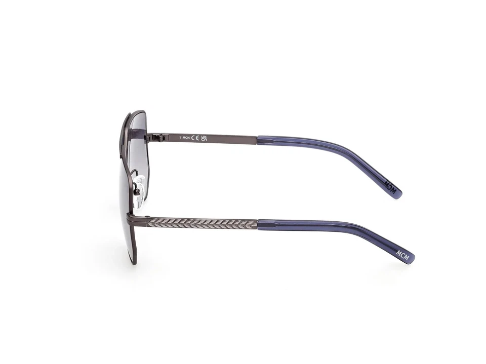 Gafas de sol de aviador MCM MW0023-H 13B mate plateadas/azules 59-12-145 Foto 2 de 3