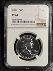 1952 Half Dollars Franklin NGC PF-67 WHITE