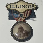 GAR Grand Army Of The Republic Ribbon Pin ILLINOIS