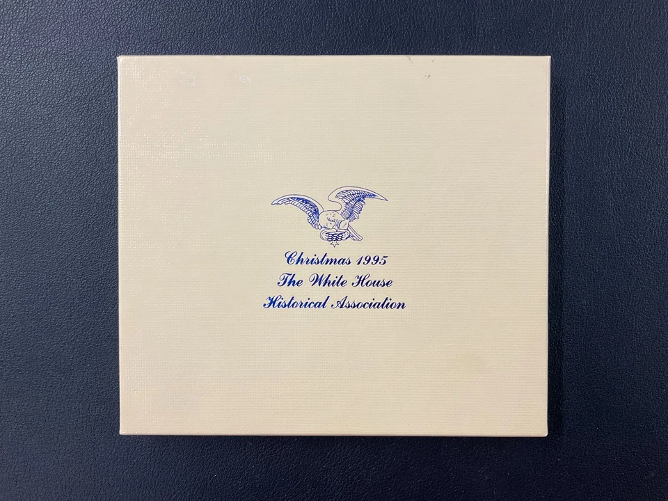 1995 The White House Historical Association adorno de Navidad hermoso ¡con caja! Foto 2 de 3