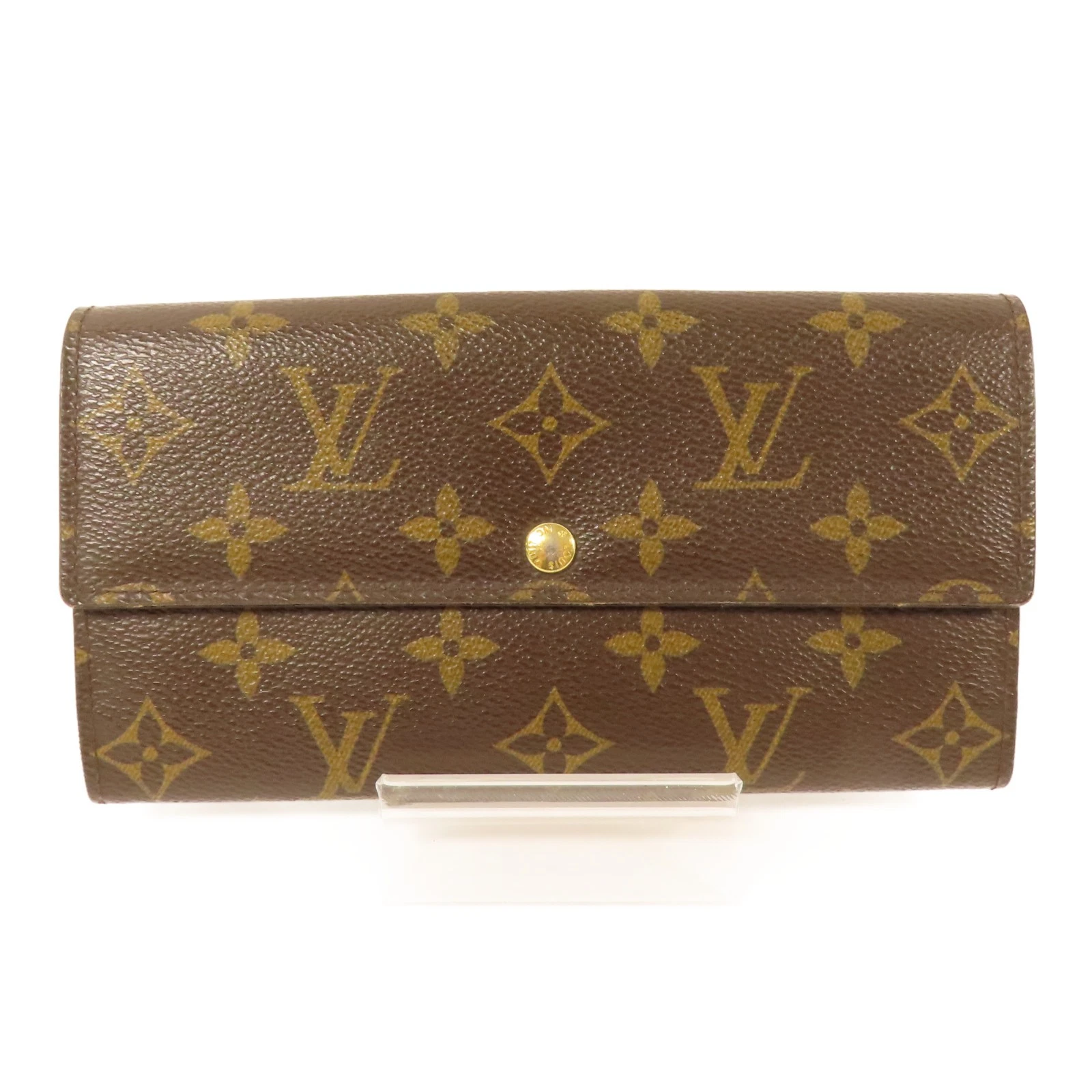 LOUIS VUITTON（LV） Portafoglio LOUIS VUITTON LV GHW Sarah zip lungo bi f M61734 monogramma