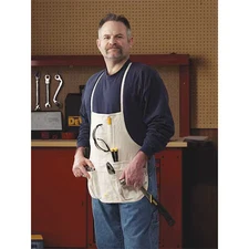 Clc Work Gear C10 Tool Apron, Tool Apron, White, Canvas, 12 Pockets