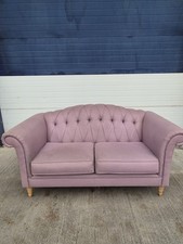 Laura Ashley Gloucester Button Back 2 Seater Sofa Wiston Amethyst