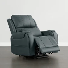 CHITA Power Lift Leather Recliner Chair for Elderly w/ Heat & Massage,Cup Holder