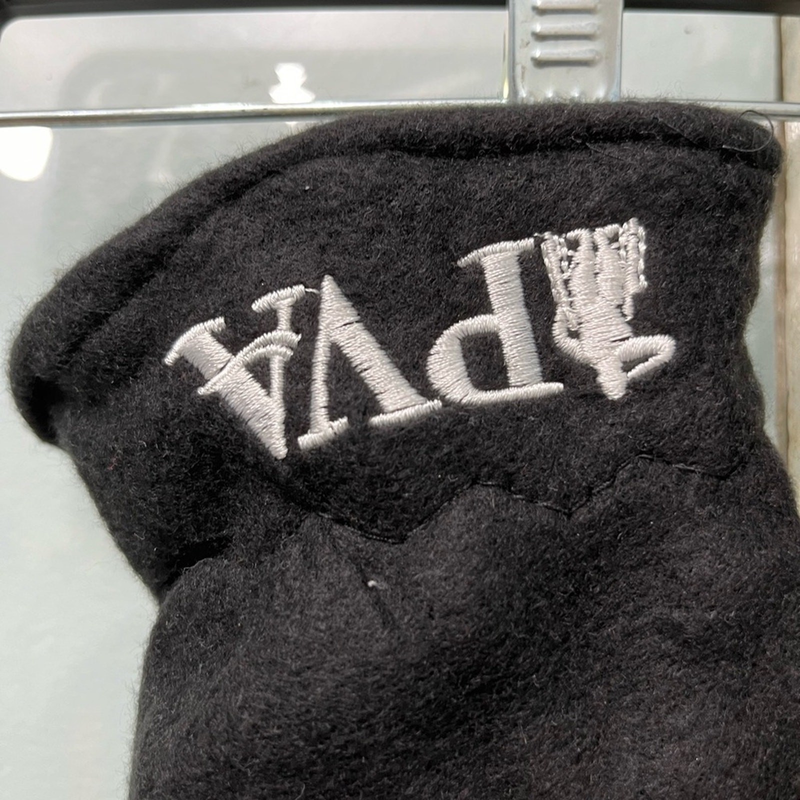 PVA black polyester gloves size Medium - image 2