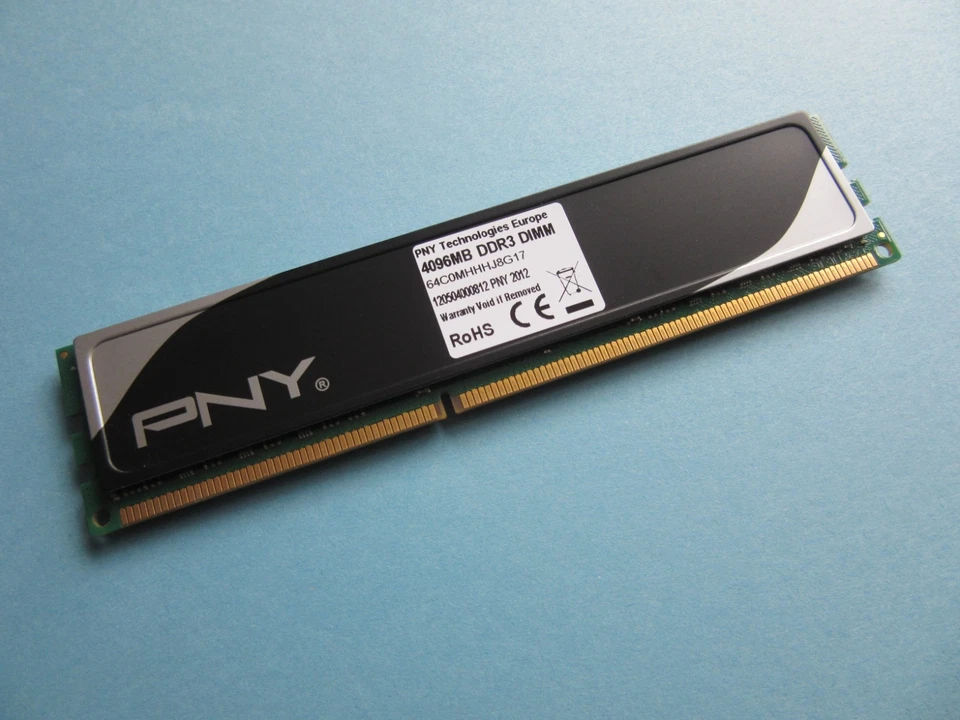 PNY 4GB PC3-10600 DDR3 1333MHz 240-Pin Desktop PC RAM 64C0MHHHJ8G17 - Image 4 of 4