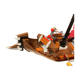 LEGO 7048 Troll Warship NO DRAGON Castle Fantasy Era With Minifigures Used