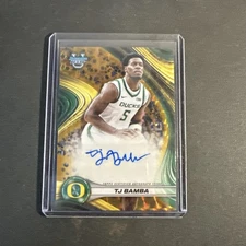 2024-25 Bowman Best U Basketball Auto 29/50 - Parallel  TJ Mamba