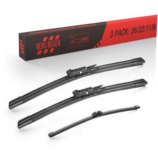 26" 22" Windshield Wiper Blades with 11" Rear Automotive Replacement Set for