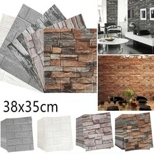 3D Imitation Bricks Wall Sticker Waterproof Self-Adhesive Foam Panel Wallpaper