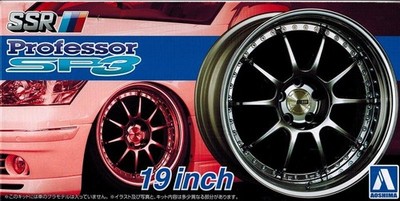 Aoshima # 15 - SSR Wheels - 52549 - Professor SP3 - 19 Zoll Felgen & Reifen 1:24