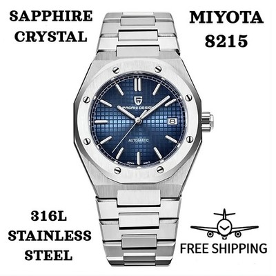  Pagani Design Regal Oak 40mm PD-1673 Watch, Miyota 8215, Sapphire, 316L SS