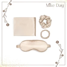 Blissy Silk Dream Set Champagne Standard - New in Box