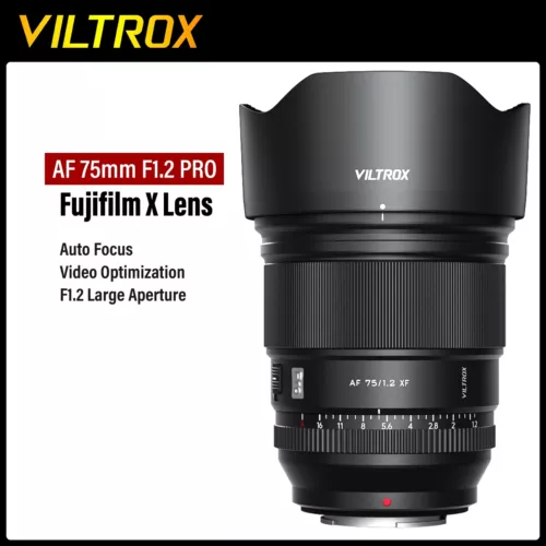 VILTROX 75mm F1.2 AF Auto Focus Lens for Fujiflim Fuji X mount Cameras X-T4 X-T3