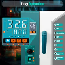 110V Laboratory Digital Drying Oven Industrial Lab Air Convection Durable NEW