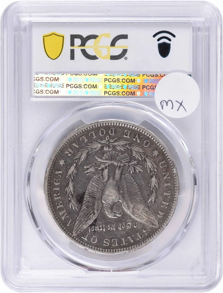 1889-O VAM 1A Morgan Silver Dollar Clashed E VF20 PCGS - Image 2 of 2