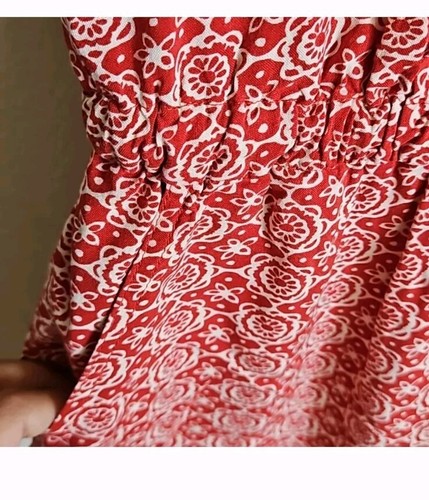 Forever 21 Women's Size M red print romper - Picture 5 of 6