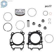 Piston Ring Set with Gaskets Top End Rebuild Kit For RZR 570 12-16 STD Bore 99mm