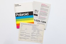 Polaroid One Step Land Camera Manual Booklet