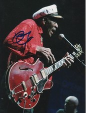 Chuck Berry autograph signed 13x18 cm picture 