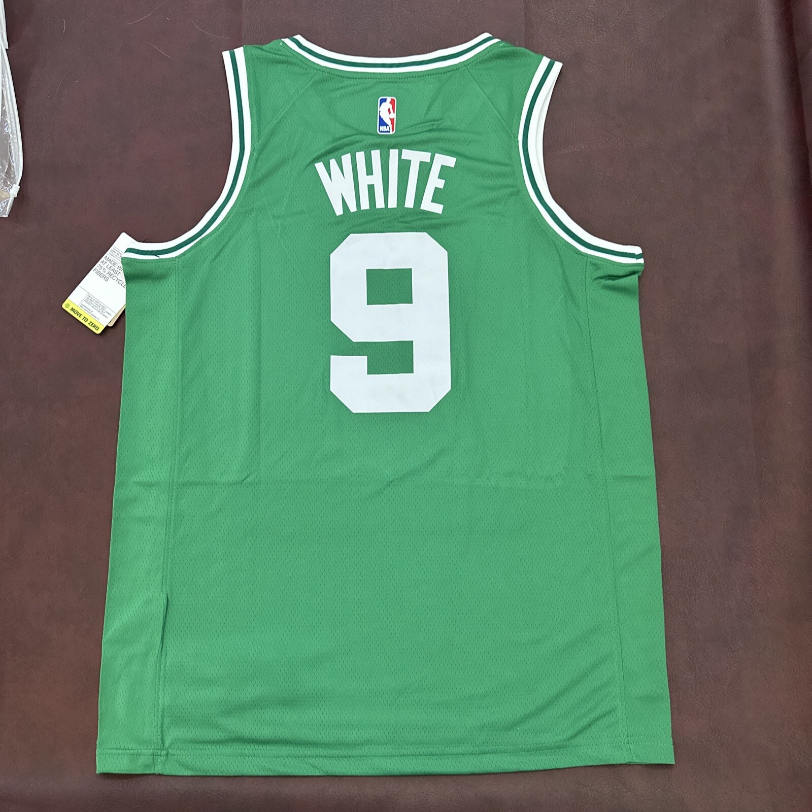 Derrick White Boston Celtics Green Jersey Mens Large #9