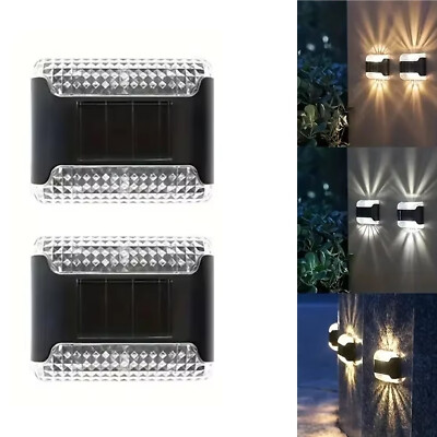 Light Sensor Solar Small Wall lamp outdoor Garden Night Light Waterproof Lamps