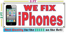WE FIX iPHONES Banner Sign
