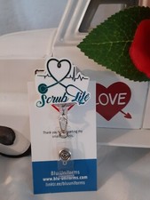 Scrub Life Badge Reel Holder/ ID / Medical Alligator Clip